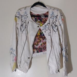 White leather Jacket